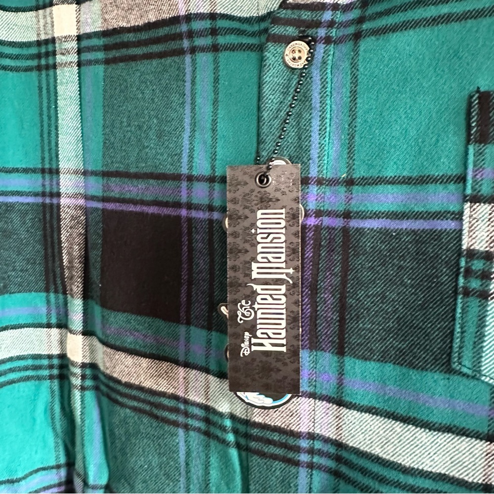 Cakeworthy Disney Haunted Mansion Flannel Shirt - Picture 5 of 6